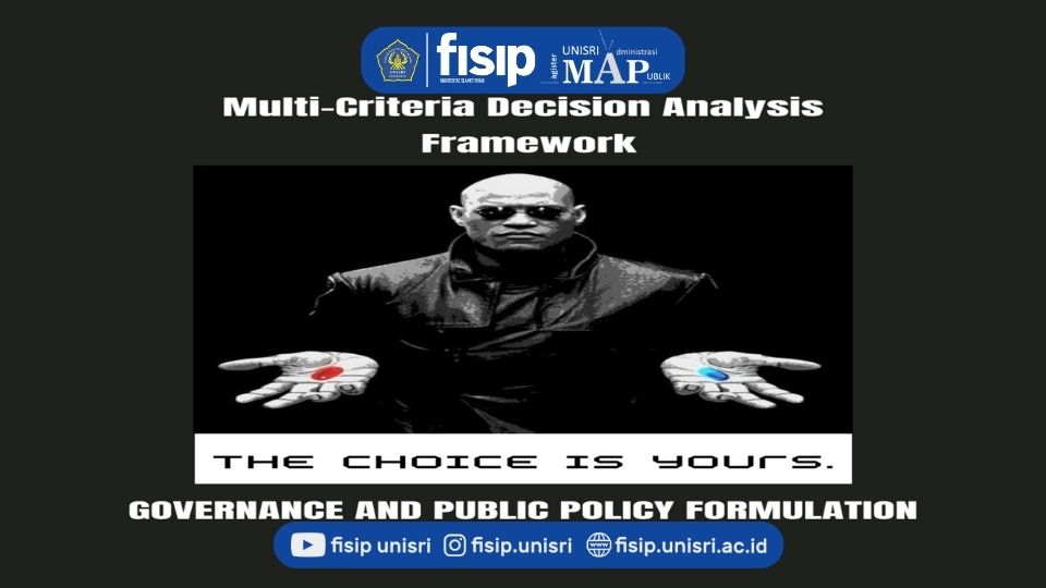 Multi-Criteria Decision Analysis (MCDA) dalam Tata Kelola Pemerintahan dan Perumusan Kebijakan Publik